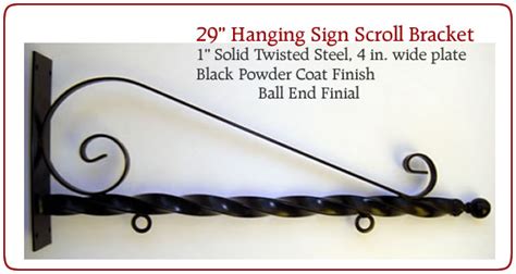 custom black metal hanging street signs with bracket|decorative sign brackets.